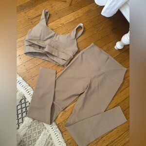 Amazon Women's Beige Leggings Set